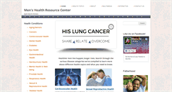 Desktop Screenshot of menshealthresourcecenter.com